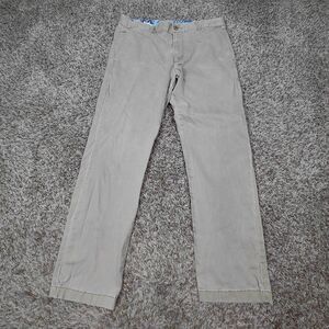 Tommy Bahama Khaki Pants Mens 34x30 Beige Cotton Tencel Lyocell Stretch Chino